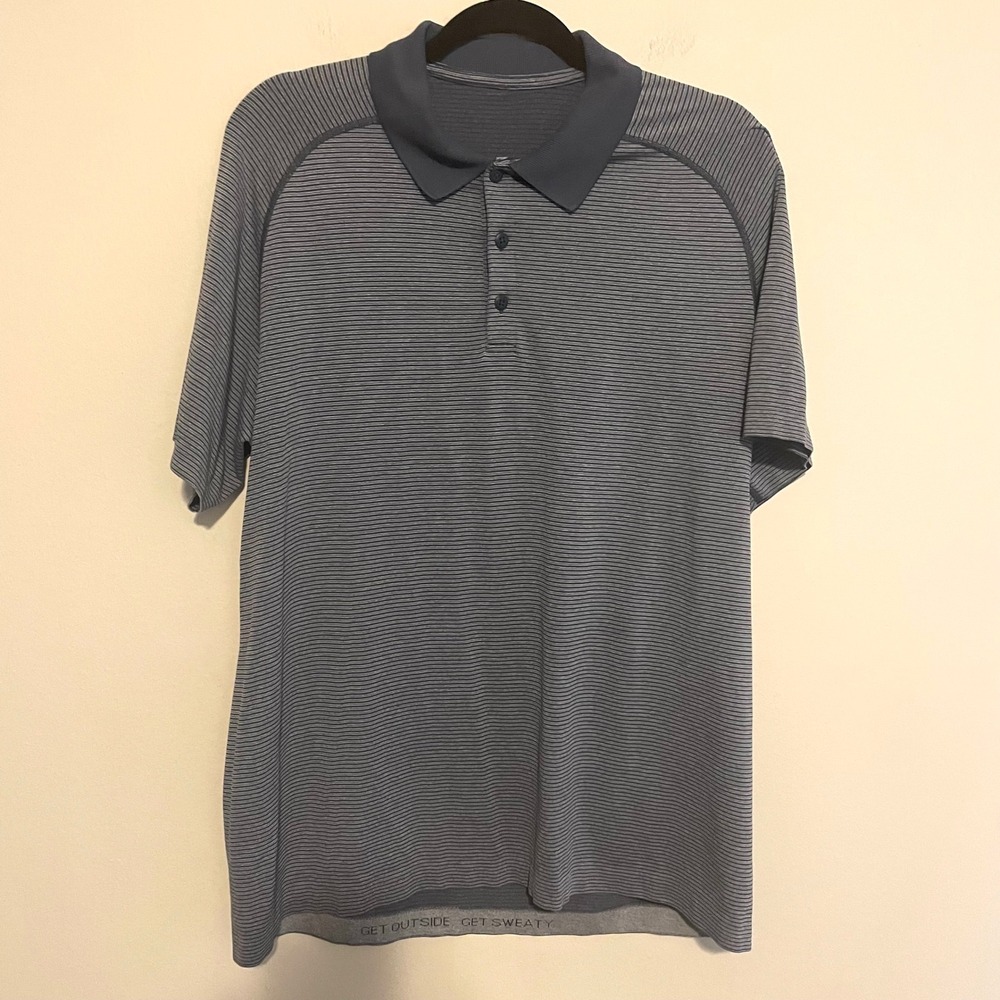 Lululemon Metal Vent Tech polo shirt‎ XL golf performance casual pickleball